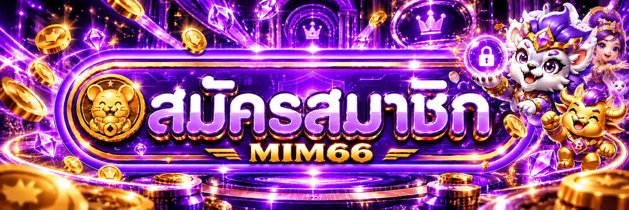 แบนเนอร์เข้าสู่ระบบ mim66 สำหรับสมาชิก
